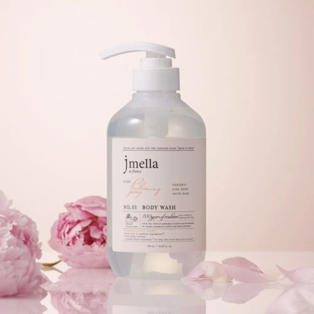Парфюмированный гель для душа 01 Jmella In France Blooming Peony Body Wash 500мл