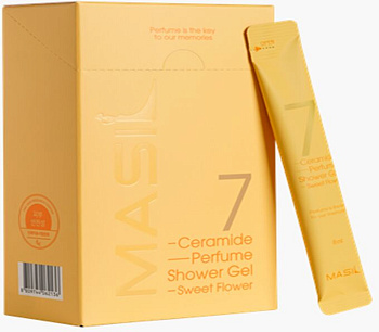 Гель для душа с цветочным ароматом малины и жасмина Masil 7 Ceramide Perfume Shower Gel Sweet Flower 8мл